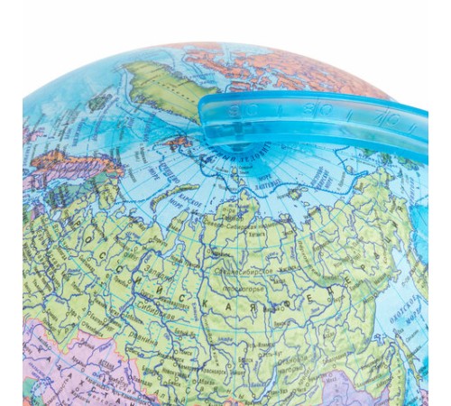 Глобус интерактивный + очки VR, политический, GLOBEN, 25 см с подсветкой, INT12500304