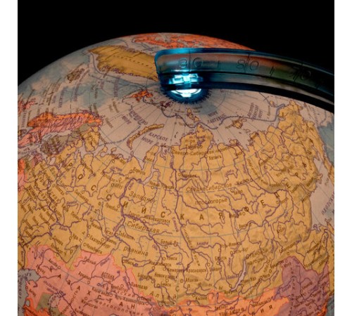 Глобус интерактивный + очки VR, политический, GLOBEN, 25 см с подсветкой, INT12500304