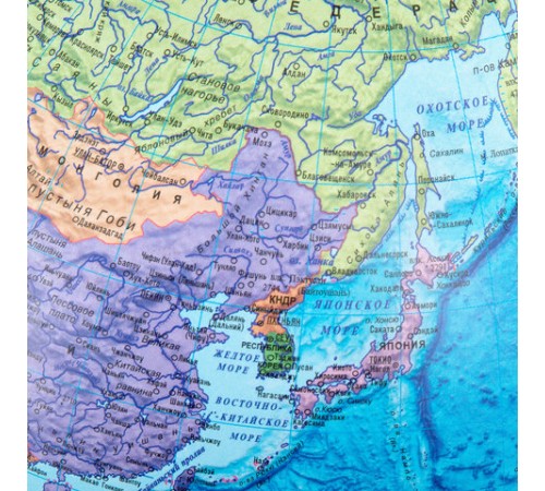 Глобус интерактивный + очки VR, политический, GLOBEN, 25 см с подсветкой, INT12500304