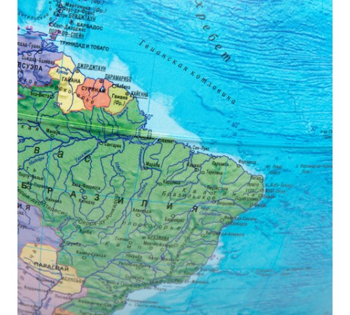 Глобус интерактивный + очки VR, политический, GLOBEN, 25 см с подсветкой, INT12500304