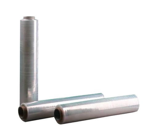 Стрейч-пленка для ручной упаковки, 50 см х 142 м, 17 мкм, вес 1 кг, СМЕСОВОЕ СЫРЬЕ, растяжение 220%