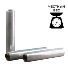 Стрейч-пленка для ручной упаковки, 50 см х 220 м, 20 мкм, вес 2 кг, СМЕСОВОЕ СЫРЬЕ, растяжение 220%