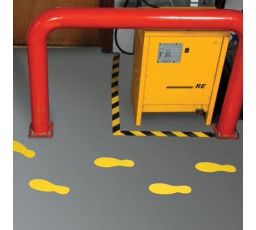 Клейкая лента разметочная 50 мм х 50 м, желто-черная, UNIBOB, основа-ПВХ, европодвес, 48905