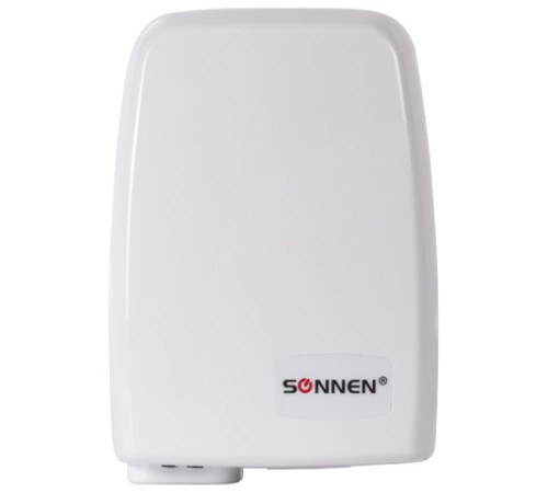 Сушилка для рук SONNEN HD-120, 1000 Вт, пластиковый корпус, белая, 604190