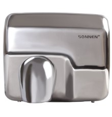 Сушилка для рук SONNEN HD-798S, 2300 Вт, нержавеющая сталь, антивандальная, серебристая, 604194