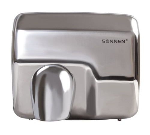 Сушилка для рук SONNEN HD-798S, 2300 Вт, нержавеющая сталь, антивандальная, серебристая, 604194