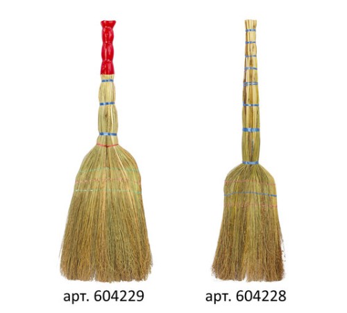 Веник сорго 3-х прошивной, LAIMA 