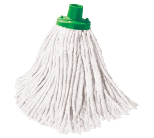 Насадка МОП веревочная для швабры, крепление еврорезьба, хлопок, ворс 28 см, 250 г, YORK 
