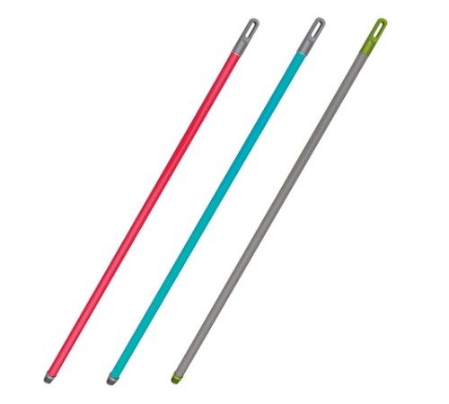 Черенок рукоятка для инвентаря 120 см, еврорезьба, металлопластик, цвет ассорти, YORK, 91020