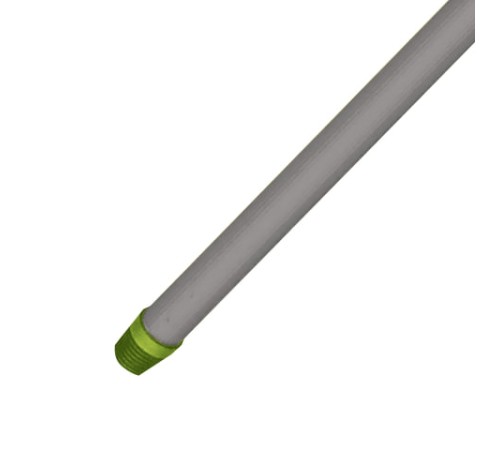 Черенок рукоятка для инвентаря 120 см, еврорезьба, металлопластик, цвет ассорти, YORK, 91020