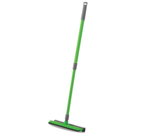 Окномойка (стяжка + губка), ТЕЛЕСКОПИЧЕСКАЯ РУЧКА, 75-130 см, рабочая часть 24,5 см, YORK, 084140