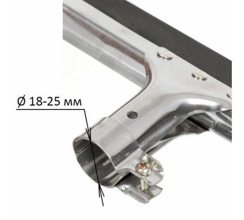 Швабра-стяжка/водосгон, ширина 55 см, металлическая основа/резина (ЭВА), без черенка, YORK, 84460