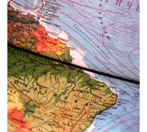 Глобус интерактивный + очки VR, физический / политический, GLOBEN, 32 см, рельефный, с подсветкой, INT13200290