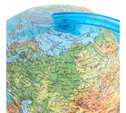 Глобус интерактивный + очки VR, физический / политический, GLOBEN, 32 см, рельефный, с подсветкой, INT13200290