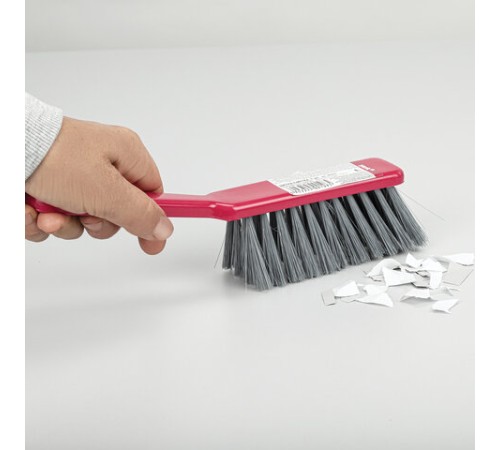 Щетка-сметка для уборки, ручка 16 см, длина щетины 5 см, ширина 4 см, пластик, цвет ассорти, YORK, 60010