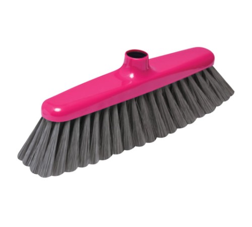 Щетка для уборки, ширина 29 см, щетина 7 см, пластик, крепление еврорезьба, YORK 