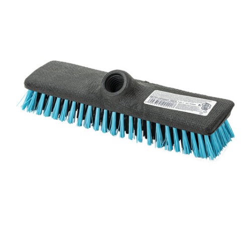 Щетка для уборки шробер (скраббер) ширина 24 см, щетина 2,5 см, пластик, еврорезьба, Twigi AZUR, 43020
