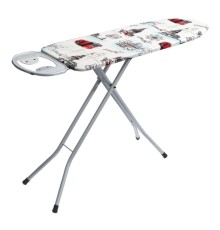 Гладильная доска 120х38 см, сетка, розетка, место под утюг, ассорти, 