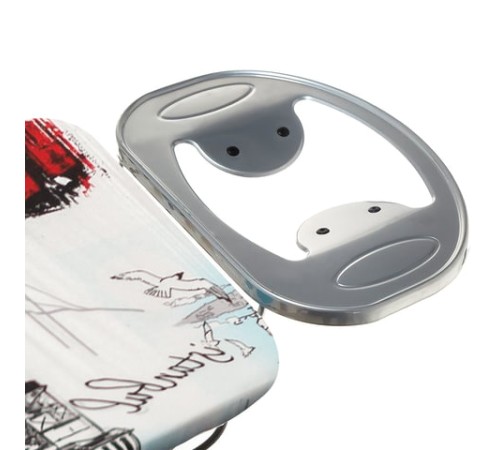 Гладильная доска 120х38 см, сетка, розетка, место под утюг, ассорти, 