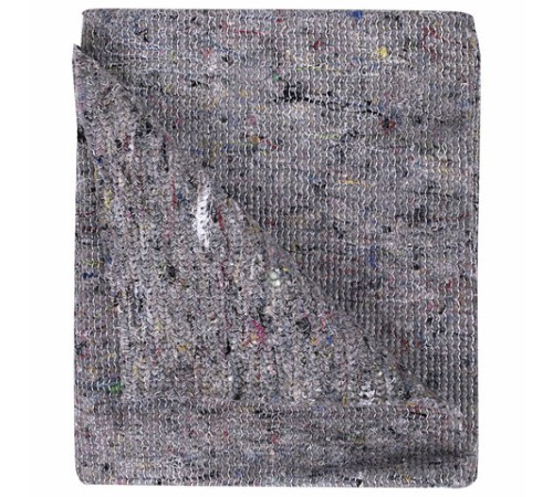 Тряпка для мытья пола 50х60 см, плотность 240 г/м2, серое ХПП, 95% хлопок, 5% полиэфир, ЛЮБАША, 604690