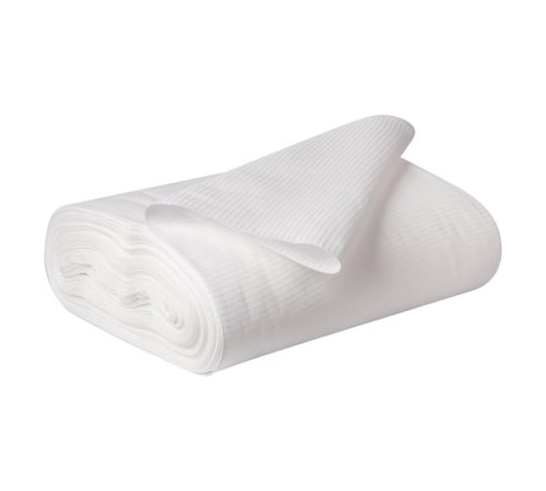 Полотно ВАФЕЛЬНОЕ отбеленное, рулон 0,45х50 м, плотность 120 (±10) г/м2, LAIMA, 604753, ГС