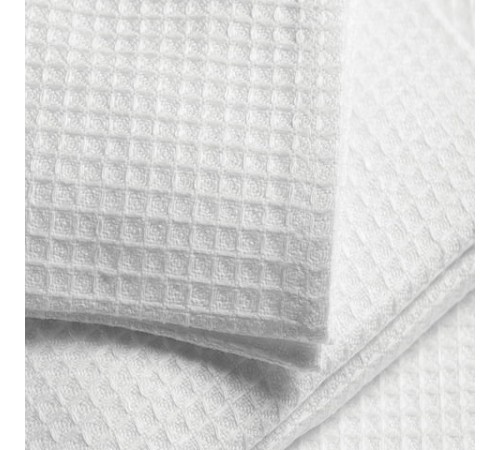 Салфетка ВАФЕЛЬНАЯ отбеленная, 45х80 см, плотность 200 (±10) г/м2, европодвес, LAIMA, 604764
