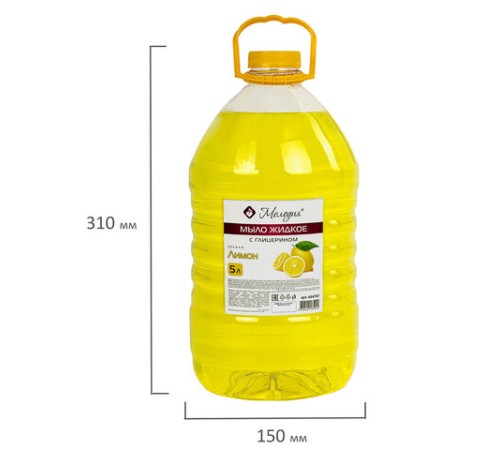 Мыло жидкое 5 л, МЕЛОДИЯ 