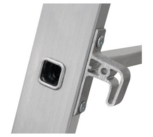 Лестница-трансформер 3-х секционная 3х7 ступеней, высота 4,5 м (3 секции по 1,9 м), нагрузка 150 кг, алюминий, НОВАЯ ВЫСОТА, 1230307