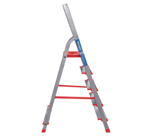 Стремянка алюминиевая 5 ШИРОКИХ СТУПЕНЕЙ 13 см, площадка 1,1 м, нагрузка 225 кг, вес 6 кг, НОВАЯ ВЫСОТА, 3117105, 5110105/3117105