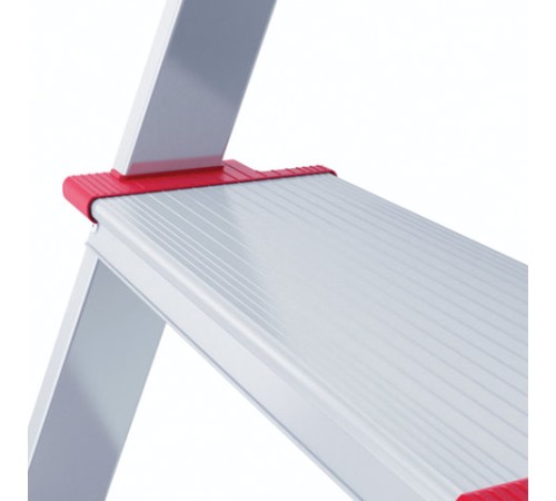 Стремянка алюминиевая 5 ШИРОКИХ СТУПЕНЕЙ 13 см, площадка 1,1 м, нагрузка 225 кг, вес 6 кг, НОВАЯ ВЫСОТА, 3117105, 5110105/3117105