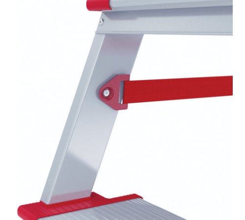 Стремянка алюминиевая 5 ШИРОКИХ СТУПЕНЕЙ 13 см, площадка 1,1 м, нагрузка 225 кг, вес 6 кг, НОВАЯ ВЫСОТА, 3117105, 5110105/3117105