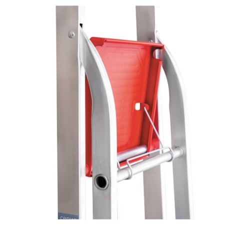 Стремянка алюминиевая 7 ШИРОКИХ СТУПЕНЕЙ 13 см, площадка 1,5 м, нагрузка 225 кг, вес 8 кг, НОВАЯ ВЫСОТА, 3117107, 5110107/3117107