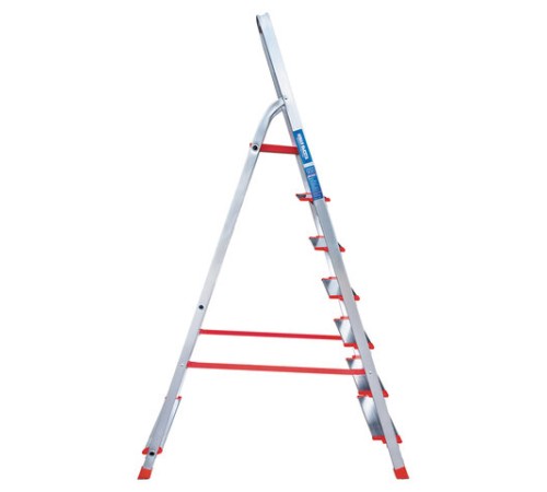 Стремянка алюминиевая 7 ШИРОКИХ СТУПЕНЕЙ 13 см, площадка 1,5 м, нагрузка 225 кг, вес 8 кг, НОВАЯ ВЫСОТА, 3117107, 5110107/3117107