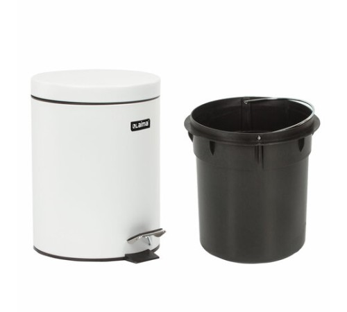 Ведро мусорное с педалью 5 литров 