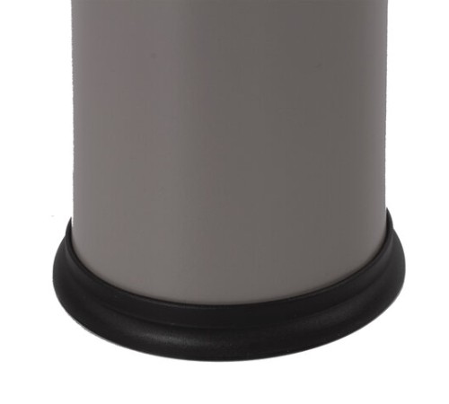 Ершик для унитаза с подставкой, металл, серый, матовый, LAIMA, 604961