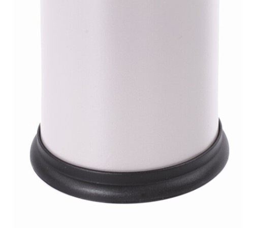 Ершик для унитаза с подставкой, металл, белый, глянцевый, LAIMA, 604962