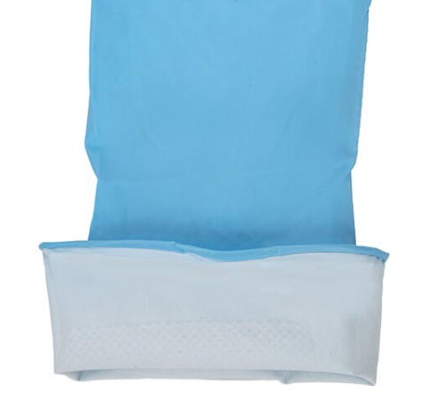 Перчатки МНОГОРАЗОВЫЕ нитриловые LAIMA ГИПОАЛЛЕРГЕННЫЕ, хлопчатобумажное напыление, ПРОЧНЫЕ, размер 8-9, L (большой), синие, вес 38г, 604999