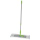 Швабра с флаундером 40 см, телескопический черенок 70-120 см, еврорезьба, МОП микрофибра/абразив (тип К), ЛЮБАША, 605029