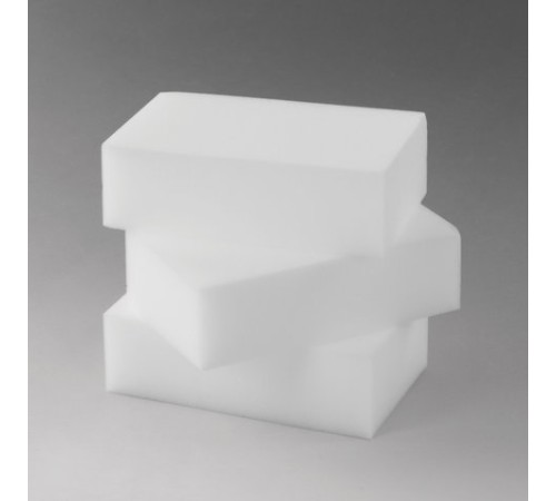 Губка-ластик МЕЛАМИНОВАЯ для удаления пятен, для чистки кухни, уборки, обуви, 10х6х3 см, КОМПЛЕКТ 3 шт., полибэг, LAIMA, 605035