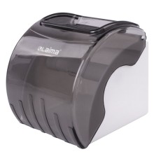 Диспенсер для бытовой туалетной бумаги LAIMA, тонированный серый, 605044