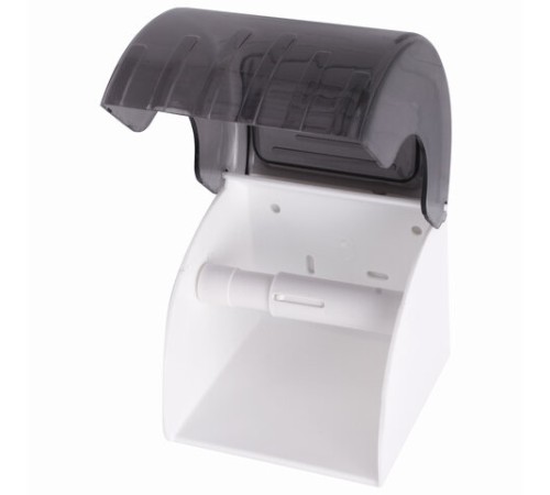 Диспенсер для бытовой туалетной бумаги LAIMA, тонированный серый, 605044