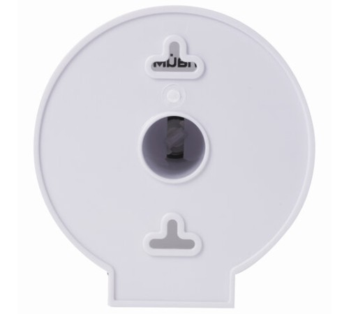 Диспенсер для бытовой туалетной бумаги LAIMA, КРУГЛЫЙ, тонированный серый, 605046