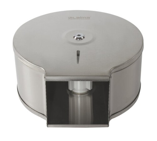 Диспенсер для туалетной бумаги LAIMA PROFESSIONAL BASIC (Система T2) малый, нержавеющая сталь, матовый, 605048