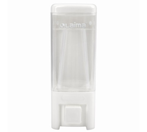 Дозатор для жидкого мыла LAIMA, НАЛИВНОЙ, 0,48 л, белый, ABS пластик, 605052