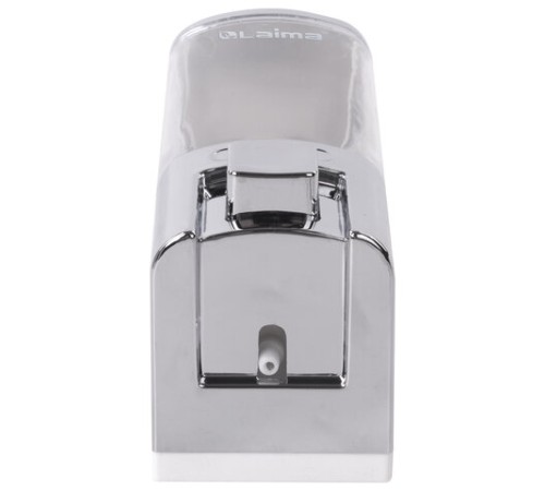 Дозатор для жидкого мыла LAIMA, НАЛИВНОЙ, 0,48 л, хром, ABS-пластик, 605053