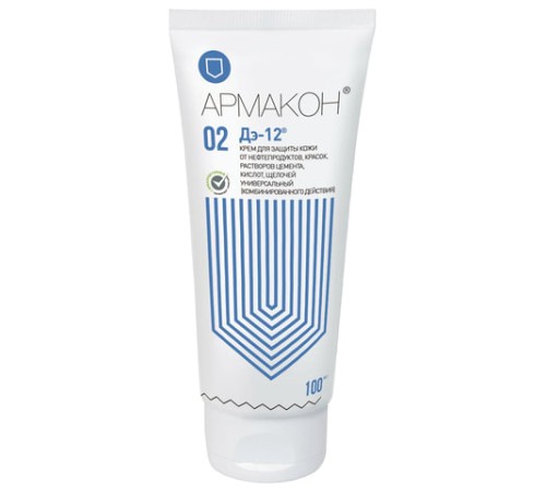 Крем защитный, 100 мл, АРМАКОН ДЭ-12, универсальный, от водорастворимых и водонерастворимых веществ, 1199