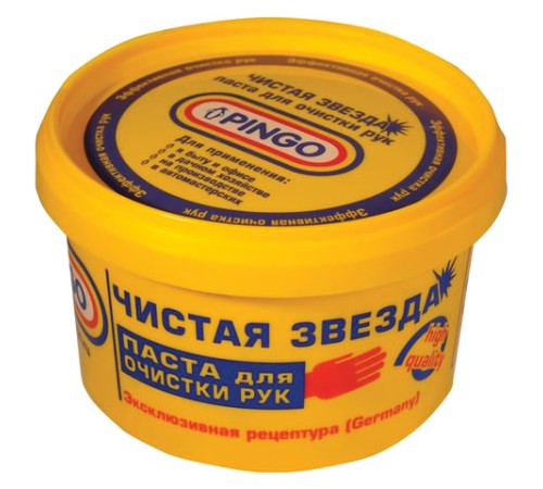 Паста очищающая, 650 мл, PINGO (Пинго), ЧИСТАЯ ЗВЕЗДА, от самых стойких загрязнений, банка, 85010-1