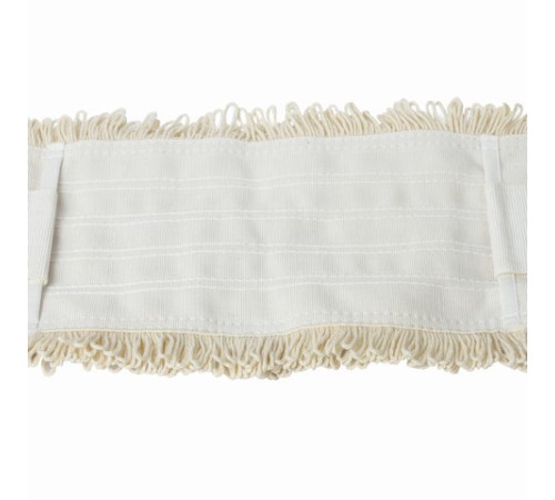 Насадка МОП плоская для швабры/держателя 40 см, уши/карманы (ТИП У/К), нашивной хлопок, LAIMA EXPERT, 605303