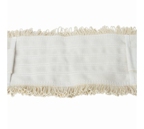 Насадка МОП плоская для швабры/держателя 50 см, уши/карманы (ТИП У/К), нашивной хлопок, LAIMA EXPERT, 605304