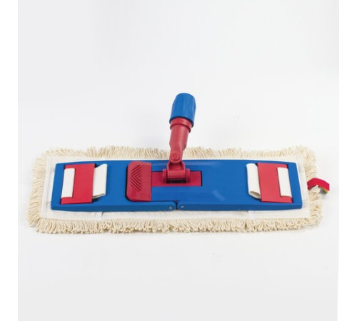 Насадка МОП плоская для швабры/держателя 40 см, уши/карманы (ТИП У/К), хлопок/микрофибра, LAIMA EXPERT, 605309